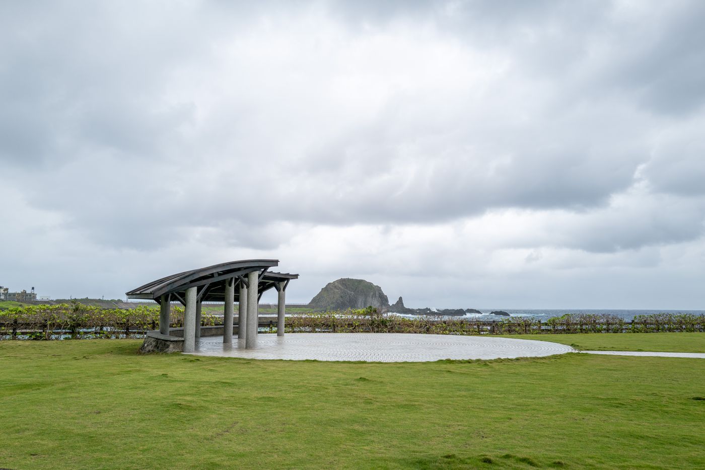 Green Island coast with the Sleeping Beauty rock